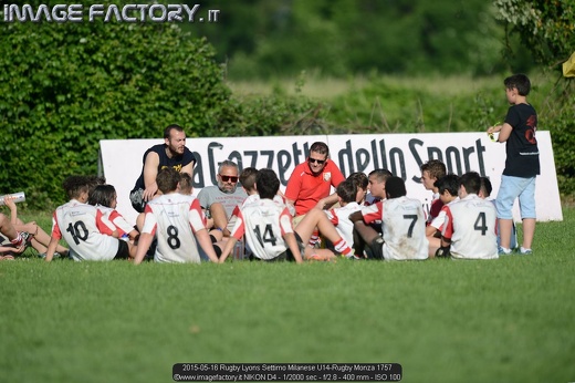 2015-05-16 Rugby Lyons Settimo Milanese U14-Rugby Monza 1757